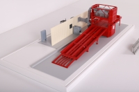 custom made model of Chinook Hay Dryer